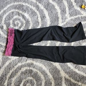 PINK bootcut leggings